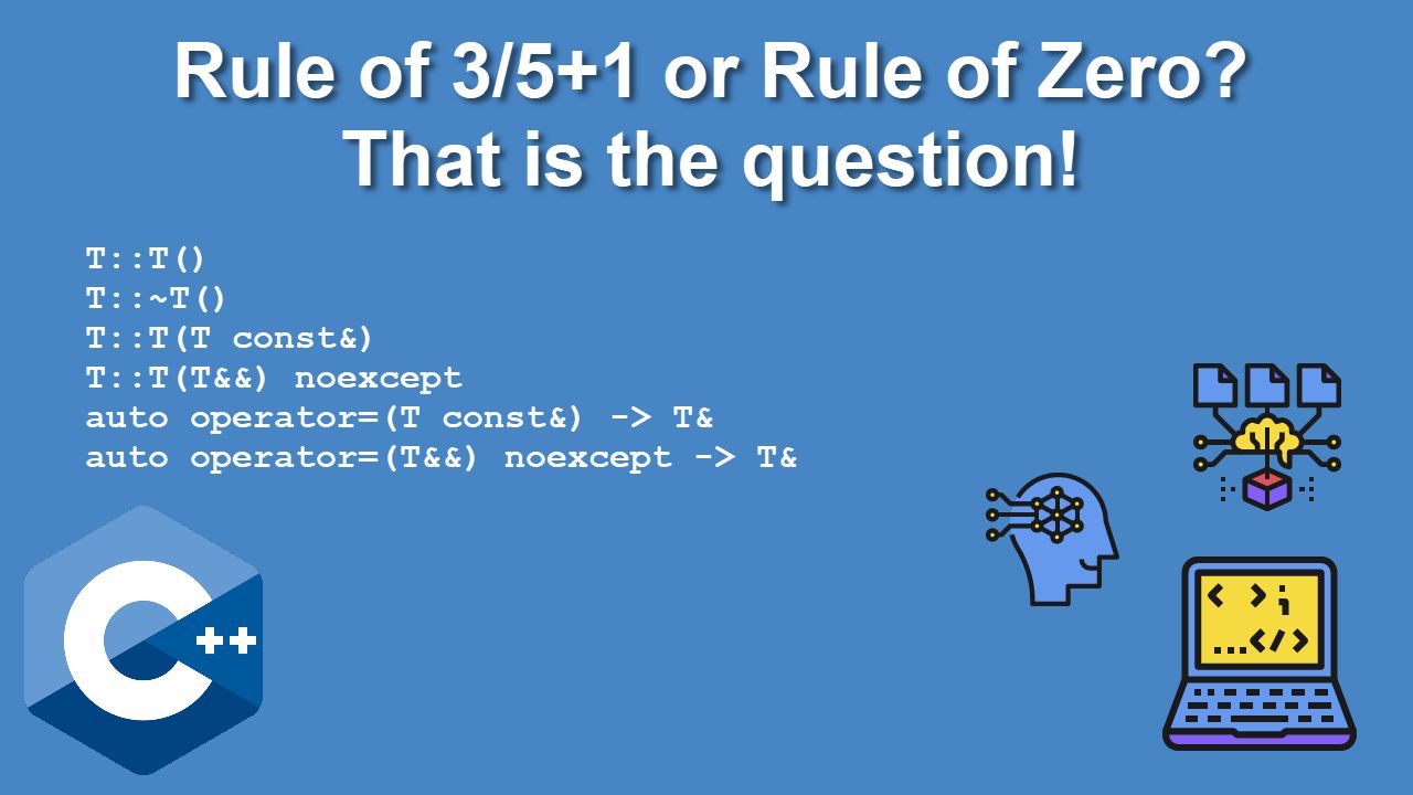 Tillämpar du Rule-of-Zero i C++?